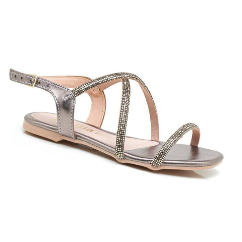 Sandália Infantil Prata