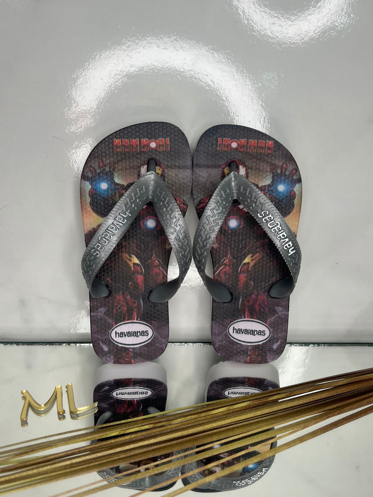 Chinelo Homem de Ferro