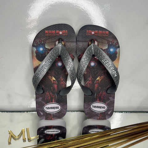 Chinelo Homem de Ferro