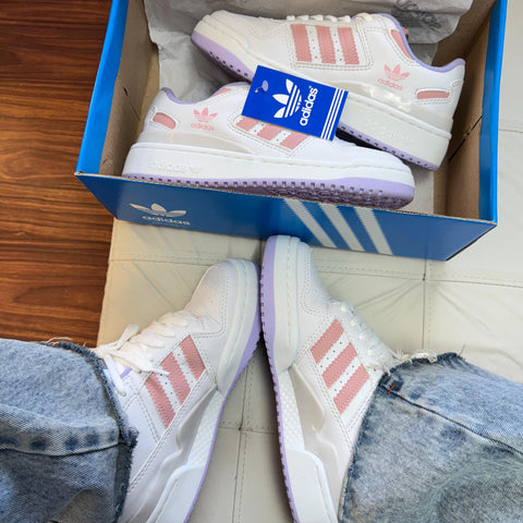 Tênis Fórum - Branco/Lilás