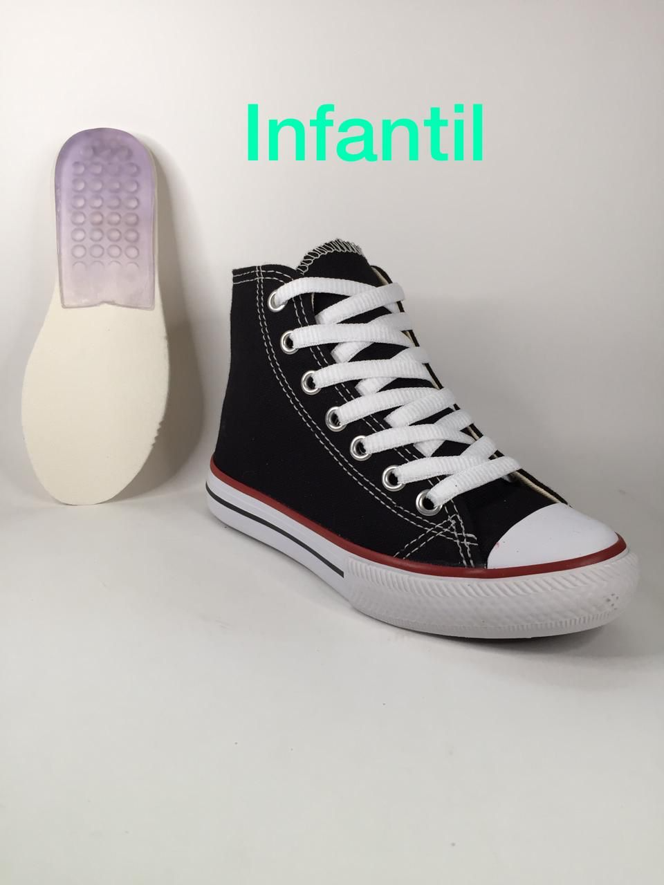 Tênis Infantil Cano Alto