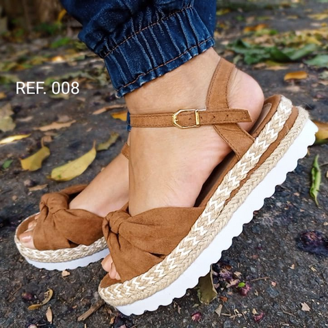 Sandália Camurça Caramelo