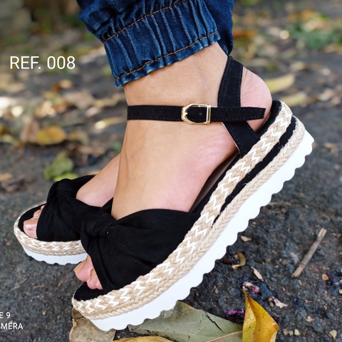 Sandália Camurça Preta