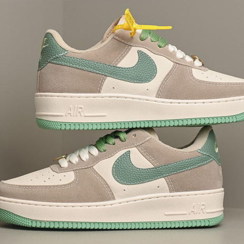 Tênis N Verde e Cinza