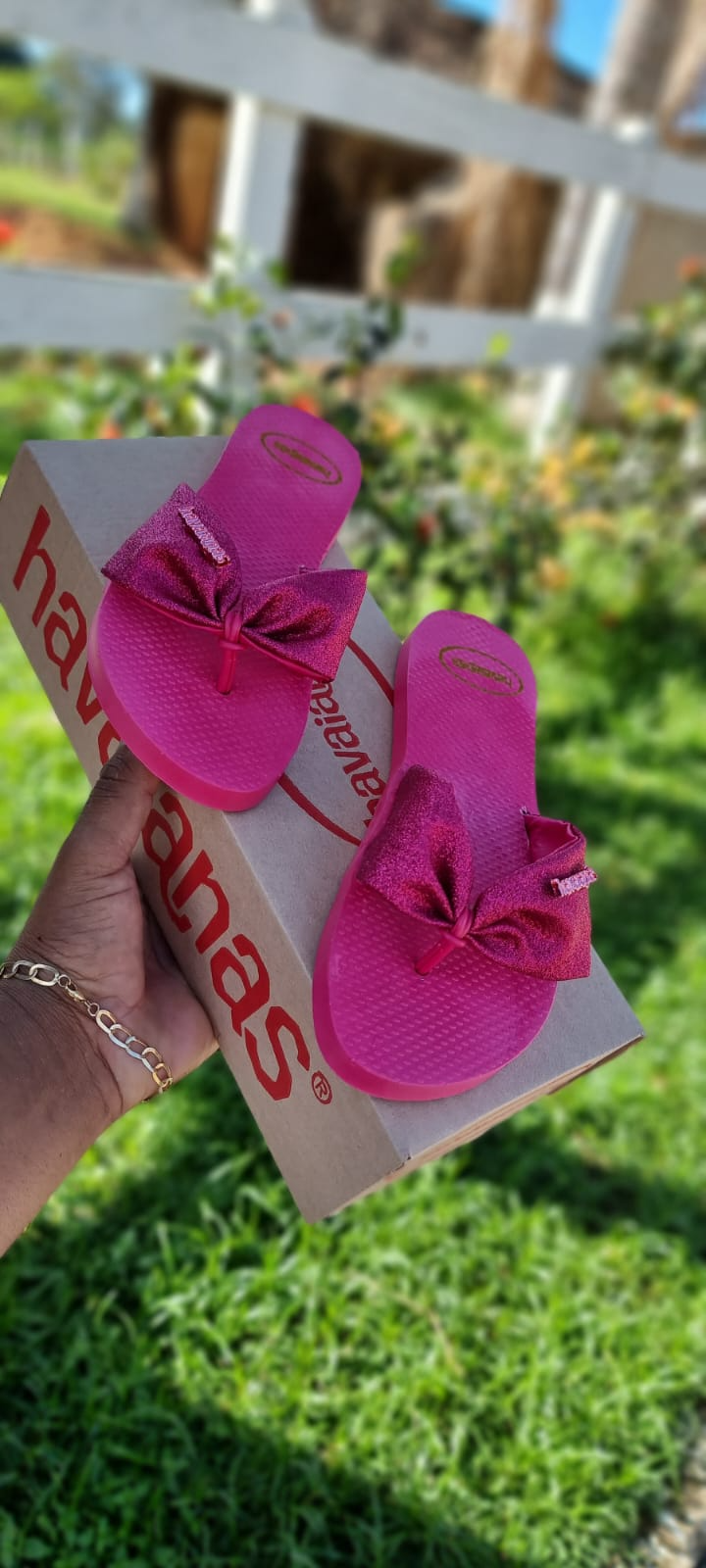 Chinelo Rosa Choque