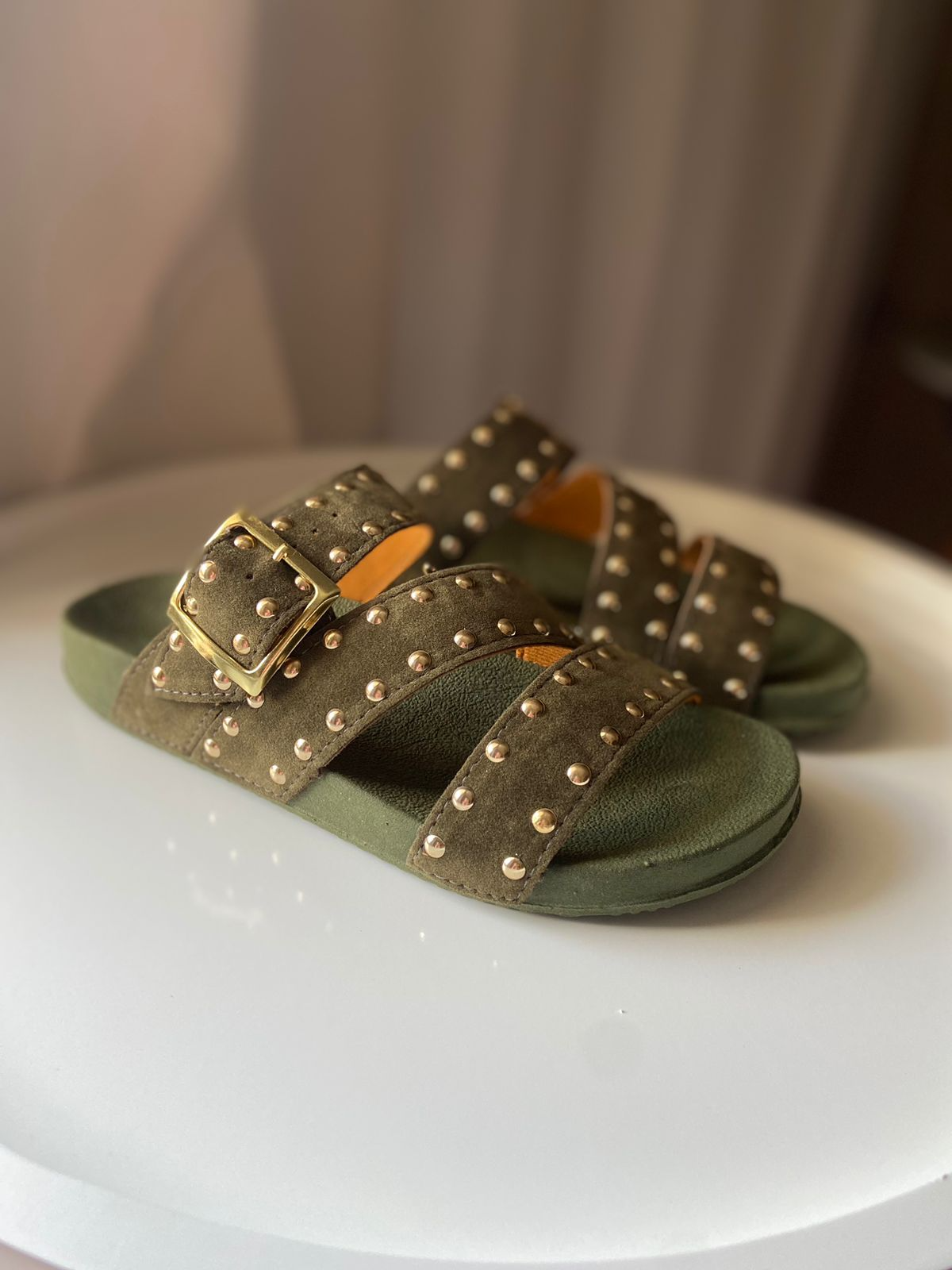Papete Tiras Verde Militar