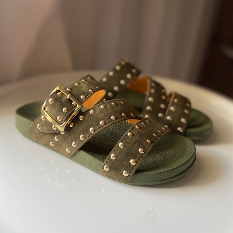 Papete Tiras Verde Militar