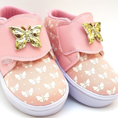Tênis baby borboleta